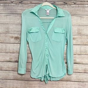 🍁 CANDIE'S BUTTON FRONT BLOUSE